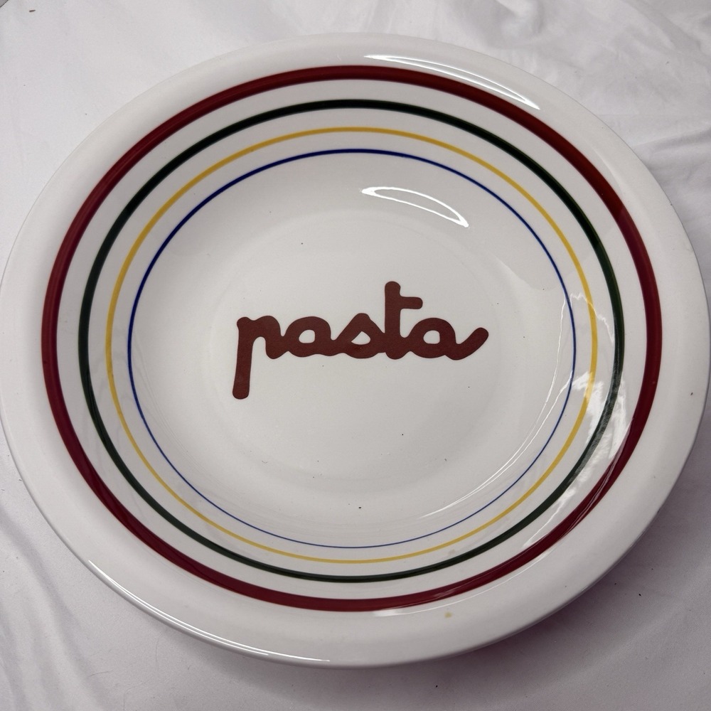 Vintage Classic Large 12" Pasta Serving Bowl By Hankook Oven Dishwasher Safe MCM